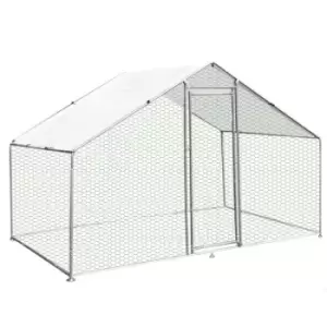 Image of Walk In Chicken Run Cage Coop 3m x 2m x 2m Dog Pen House Kennel - Green