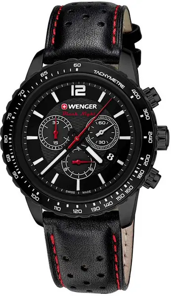 Image of Wenger Watch Roadster Black Night Chrono PVD - Black WG-395