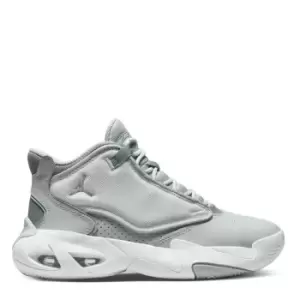 Image of Air Jordan Max Aura 4 Jnr Basketball Shoes - Grey