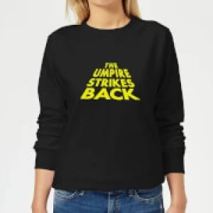 Image of The Umpire Strikes Back Womens Sweatshirt - Black - 3XL - Black