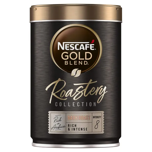 Image of Nescafe Gold Blend Roastery Collection Dark Roast Coffee 100g