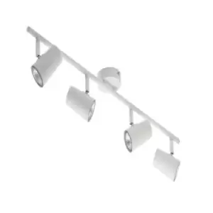 Image of Forum Lighting 35W Inlight Harvey Spot 4 Light Bar White - INL-31723-WHT