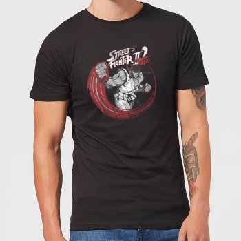 Image of Street Fighter RYU Sketch Mens T-Shirt - Black - 5XL
