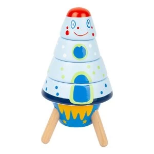 Image of Legler - Small Foot Childrens Stacking Space Rockets Play Set (Multi-colour)