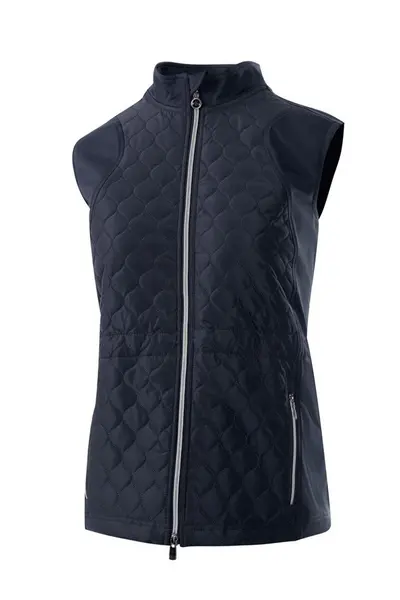 Image of Island Green Padded Quilted Gilet Navy