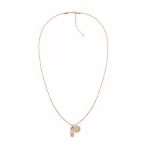 Image of Tommy Hilfiger Gold Plated Double Tag Necklace 2780452