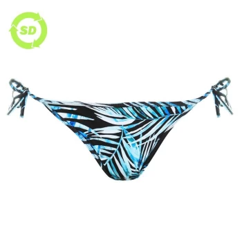 Image of SoulCal Tie Bikini Bottoms - Black Palm Prnt