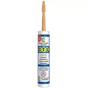 Image of CT1 TRIBRID Unique Sealant & Construction Adhesive - 290ml Oak - Oak