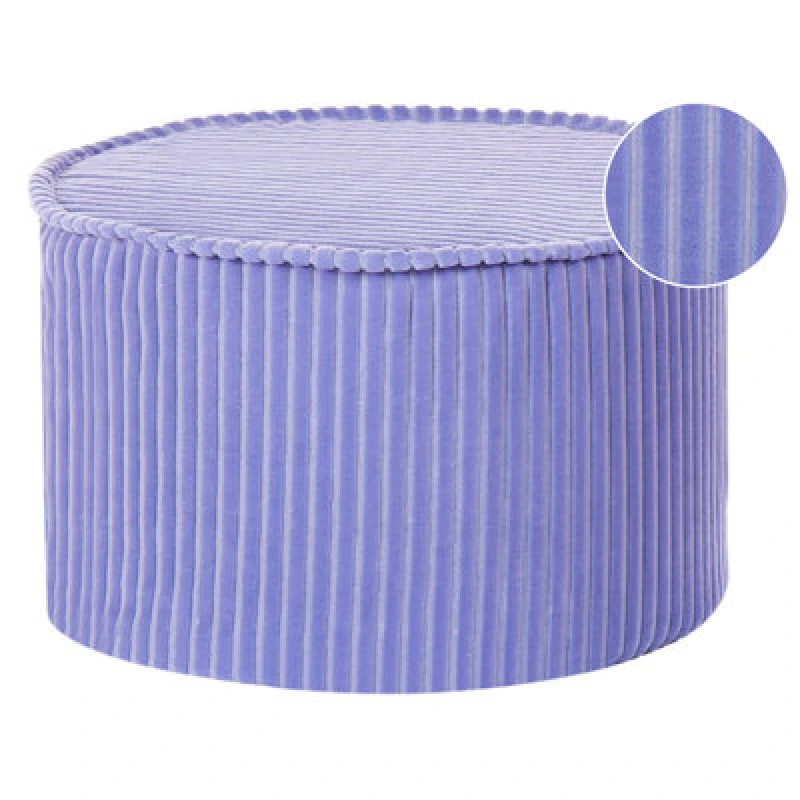 Image of Beliani Pouffe Zikria Velvet Light Violet
