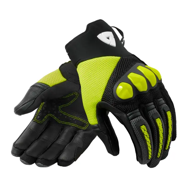 Image of REV'IT! Gloves Speedart Air Black Neon Yellow Size S