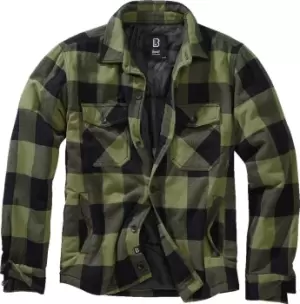 Image of Brandit Lumber Jacket, black-green, Size S, black-green, Size S