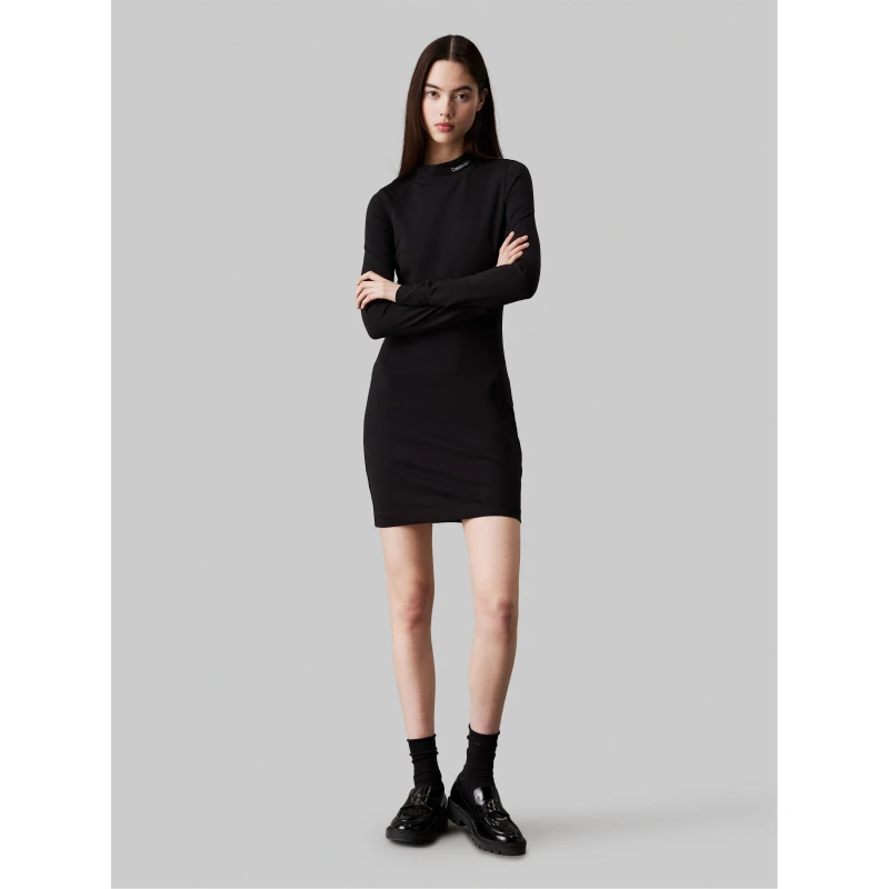 Image of Calvin Klein Jeans Bodycon Dress - Black 10