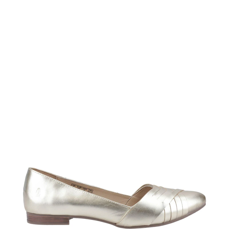 Image of Hush Puppies Marley Ballerina - Gold Gold 7