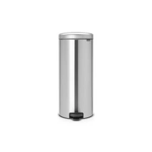Image of Brabantia NewIcon Luxury Pedal Bin 30 Litres, Matt Steel
