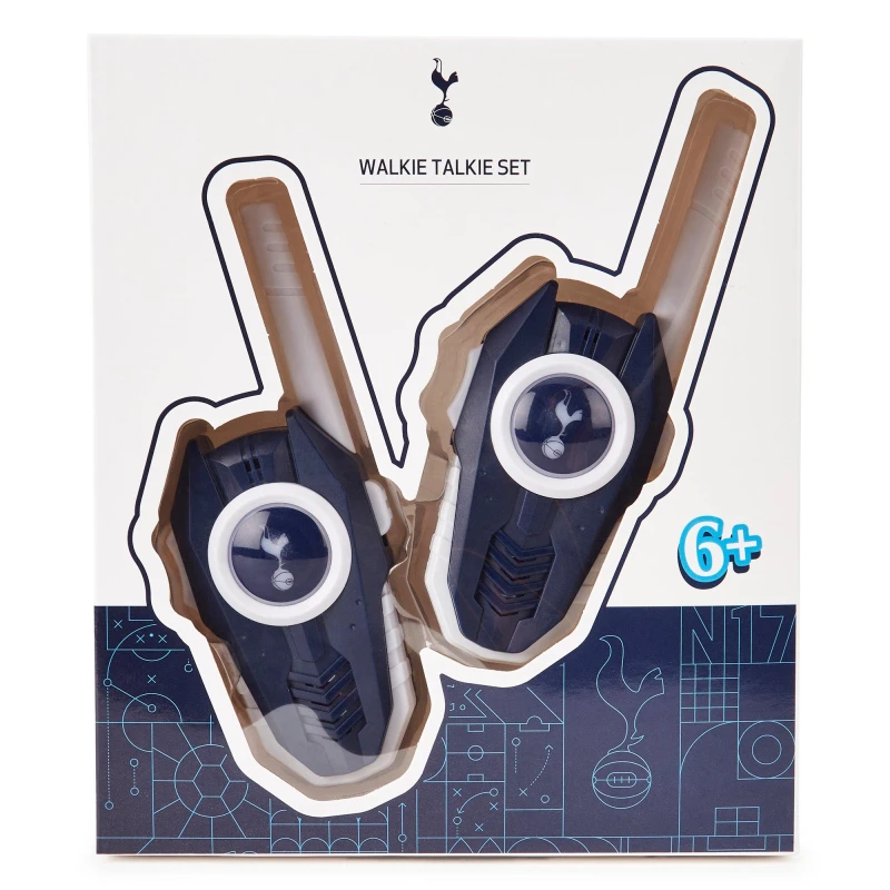 Image of Tottenham Hotspur FC Tottenham Hotspur FC Walkie Talkie Set Childrens Toys 15.5 x 6cm Black 77738890000