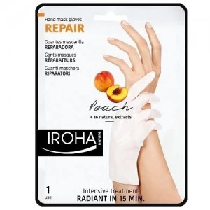 Image of IROHA Repair Hand & Nail Gloves With Peach 1pcs