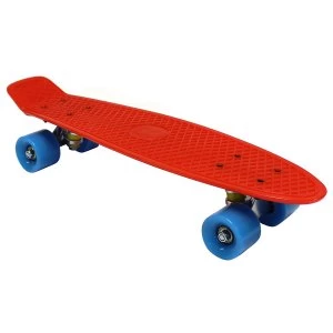 Image of Charles Bentley 22" Retro Cruiser Mini Plastic Skateboard Red