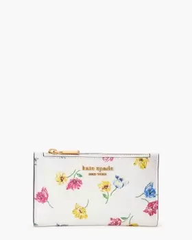 Image of Kate Spade Morgan Tulip Toss Small Slim Bifold Wallet, Multi, One Size