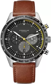 Image of Sternglas Watch Tachymeter Quartz Leather