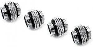 Image of XSPC G1/4" 5mm Male to Male Fitting (Chrome)