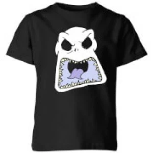 Image of The Nightmare Before Christmas Jack Skellington Angry Face Kids T-Shirt - Black - 5-6 Years