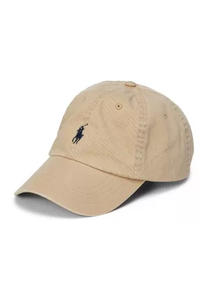 Image of Polo Ralph Lauren Logo Cap - Sand