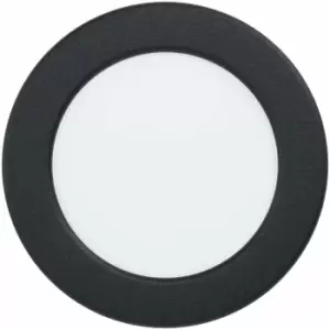 Image of Loops - Wall / Ceiling Flush Downlight Black Round Spotlight 5.5W Built in led