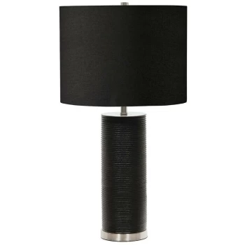 Image of Ripple - 1 Light Table Lamp - Black, E27 - Elstead