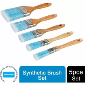 Image of Silverline Brush Set Synthetic 5pce 19, 25, 40, 50 & 75mm 282408