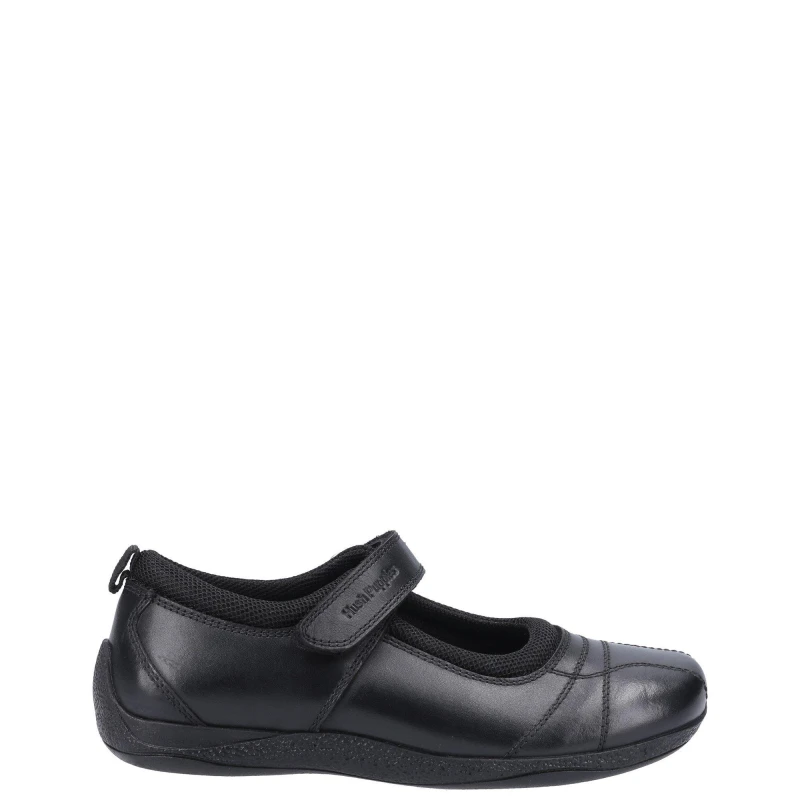 Image of Hush Puppies Clara Senior School Shoe - Black 7
