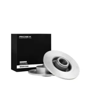 Image of RIDEX Brake disc RENAULT 82B0235 7701472838,8200209774 Brake rotor,Brake discs,Brake rotors