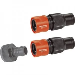 Image of GARDENA 01505-23 Plastic Connector set 26.5mm (G3/4), 33.3mm (G1)