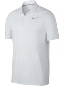 Image of Mens Nike Victory Polo White