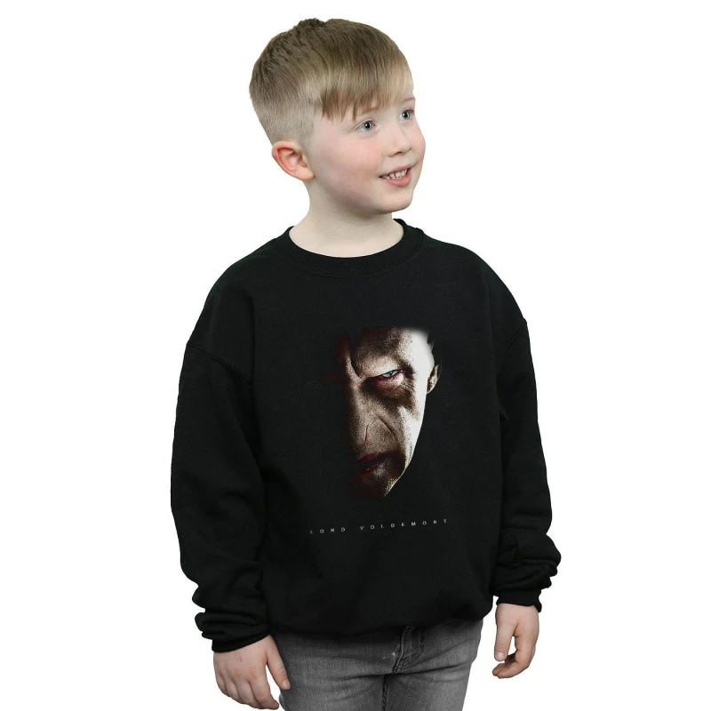 Image of Harry Potter Lord Voldemort Portrait Sweatshirt Black male