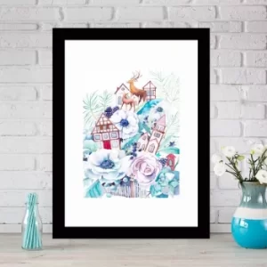 Image of SC368991695 Multicolor Decorative Framed MDF Painting