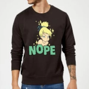 Image of Disney Peter Pan Tinkerbell Nope Sweatshirt - Black - 5XL