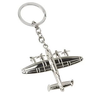 Image of Military Heritage Silver Plated Keyring - Lancaster