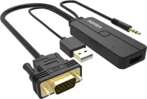 Image of Vision TC-VGAHDMI/BL video cable adapter 4.5 m HDMI Type A...