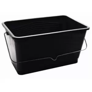 Image of Bps) 15L Black Plastic Scuttle - Rodo