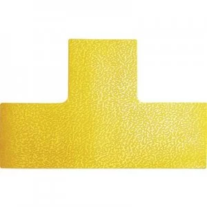 Image of Durable 170004 Position marking Form -T- Signal yellow 10 pc(s) (L x W x H) 150 x 100 x 0.7 mm