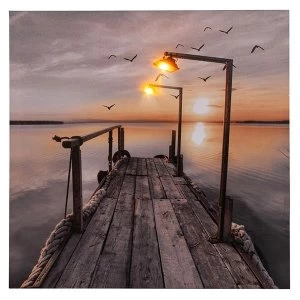 Image of Seashore LED Jetty Canvas