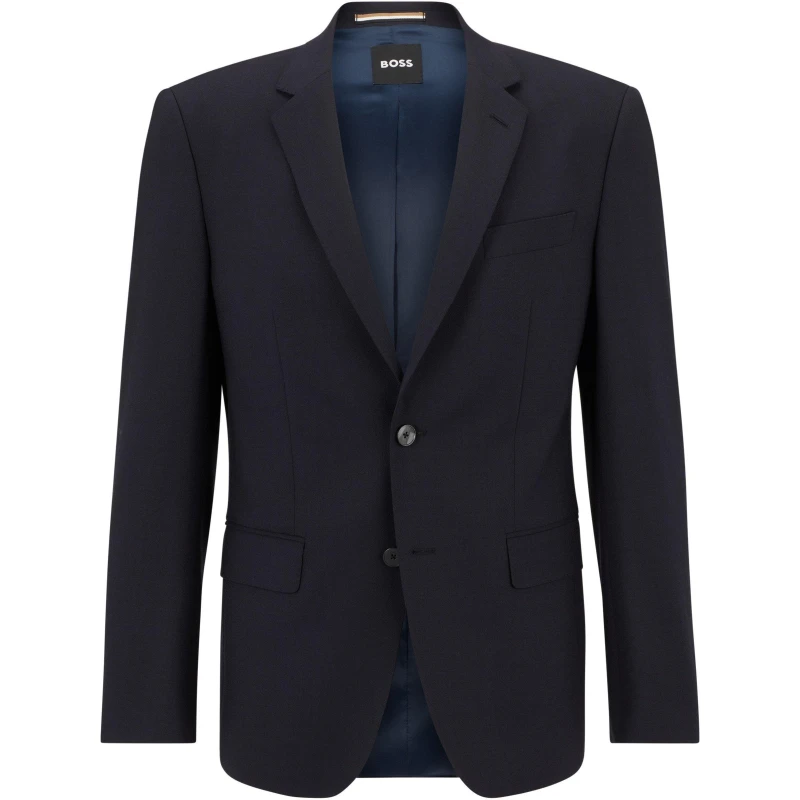 Image of Boss Mens Hugo Blazer Dark Blue male 36 (46)