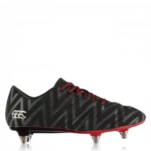 Image of Canterbury Phoenix 2.0 Junior SG Rugby Boots - Black/Red