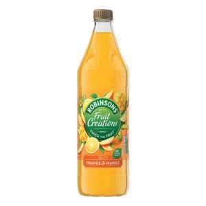 Image of Robinsons Creation Squash No Added Sugar 1 Litre Orange & Mango