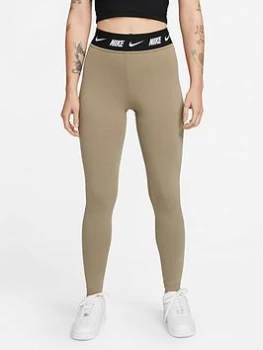 Image of Nike NSW Club Leggings - Olive Size S, Women
