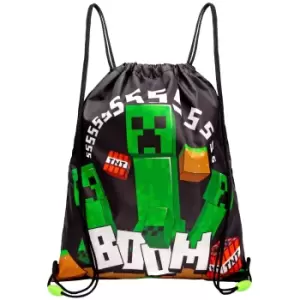 Image of Minecraft Boom Bag (One Size) (Black/Green/White)