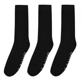Image of DKNY Socks Mercer 3 Pack Mens - Black