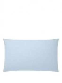 Image of Catherine Lansfield Soft N Cosy Brushed Cotton Housewife Pillowcase Pair - Blue