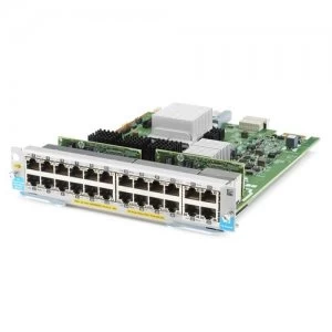 Image of HPE 20-port 10/100/1000BASE-T PoE+ / 4-port 1/2.5/5/10GBASE-T PoE+ MACsec v3 zl2 network switch module