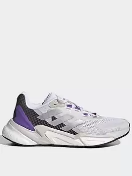 Image of adidas X9000l3 Shoes, White/Silver, Size 8.5, Women